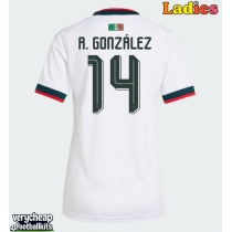 Mexico Armando Gonzalez #14 Replica Away Shirt Ladies World Cup 2026 Short Sleeve